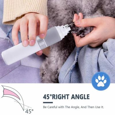 Dog Nail Grinder Professional 2-Speed Electric Rechargeable Pet Nail Trimmer Painless Paws Automatic Nail Device For Cat