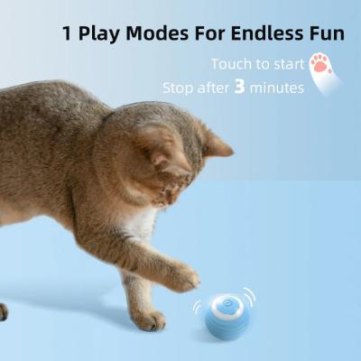 Cat Interactive Ball Smart Cat DogToys Electronic Interactive Cat Toy Indoor Automatic Rolling Magic Ball Cat Game Acces