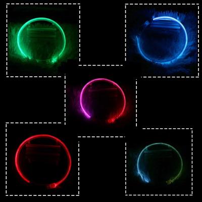 Led Dog Collar Luminous Usb Cat Dog Collar 3 Modes Led Light Glowing Loss Prevention LED Collar For Dogs Pet Dog Accessories
