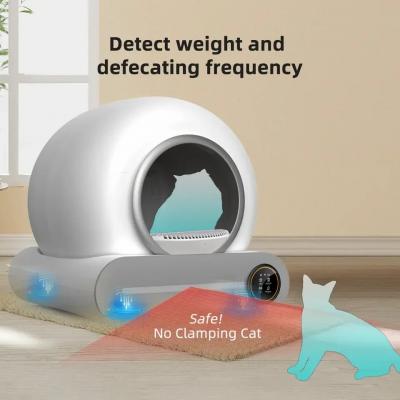 Tonepie Automatic Smart Cat Litter Box Self Cleaning 65L App Control Pet Cats Toilet Litter Tray Ionic Deodorizer Arenero Gato