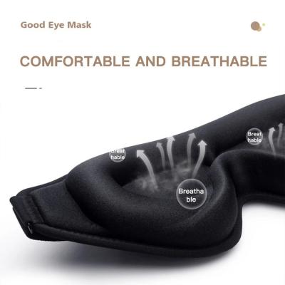 3D Sleep Mask Blindfold Sleeping Aid Eye Mask Soft Memory Foam Face Mask Eyeshade 99% Blockout Light Slaapmasker Eye Cover Patch