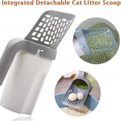 Cat Litter Shovel Scoop with Refill Bag For Pet Filter Clean Toilet Garbage Picker Cat Supplies Cat Litter Box Self Cleaning