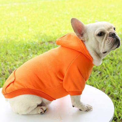 Dog Sweater Puppy Pet Hooded Sweatshirt Autumn Winter Two-legged Pocket Cat Dog Clothes Pet Supplies