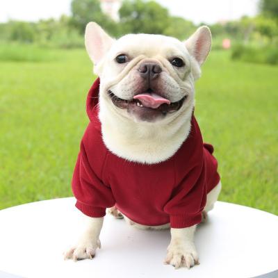 Dog Sweater Puppy Pet Hooded Sweatshirt Autumn Winter Two-legged Pocket Cat Dog Clothes Pet Supplies