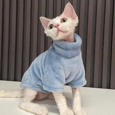 Hairless Cat Sweater Winter Fa...