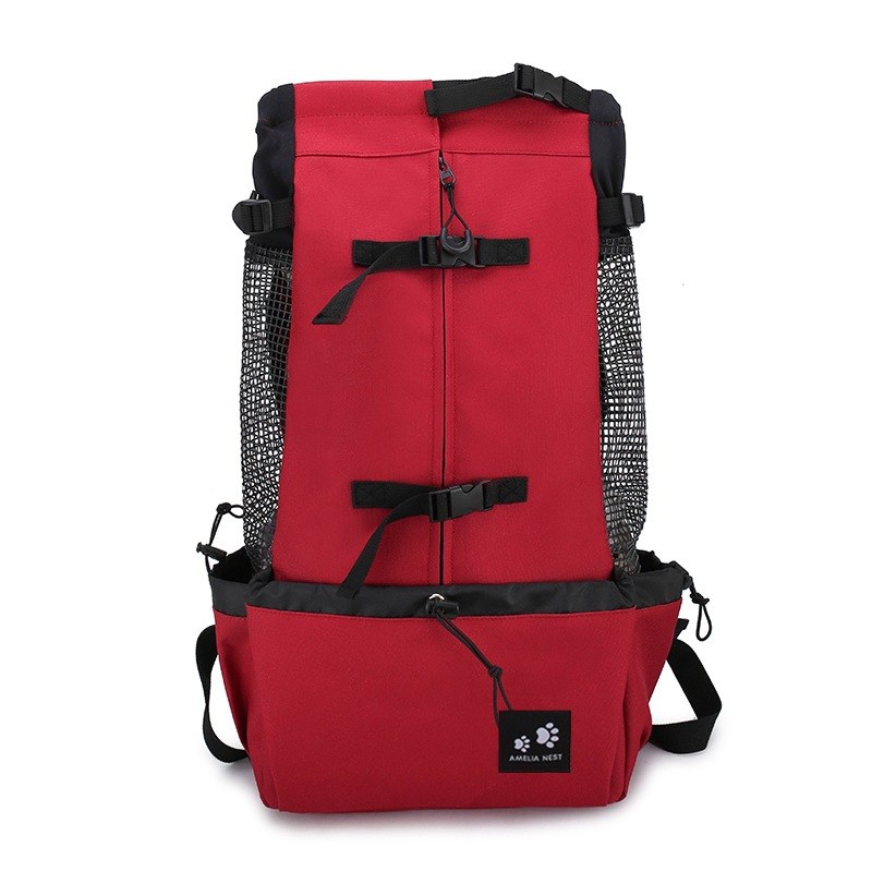 Pet Dog Carrier Bag Carrier For Dogs Backpack Out Double Shoulder Portable Travel Backpack Outdoor Dog Carrier Bag Travel thumbnail 10