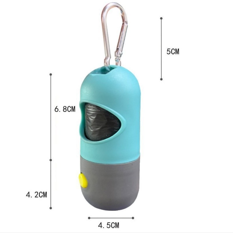 Led Light Pet Waste Bag Dispenser For Dogs Cats Dog Poop Scooper Bags Waste Bags Holder Dispensers Pet Clean Accessories thumbnail 5