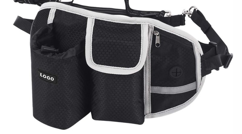 Dog Training Leash Waist Bag Hands-Free Outdoor Pet Running Walking Leash Portable Dog Food Water Cup Storage Bags thumbnail 12