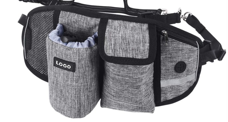 Dog Training Leash Waist Bag Hands-Free Outdoor Pet Running Walking Leash Portable Dog Food Water Cup Storage Bags thumbnail 10