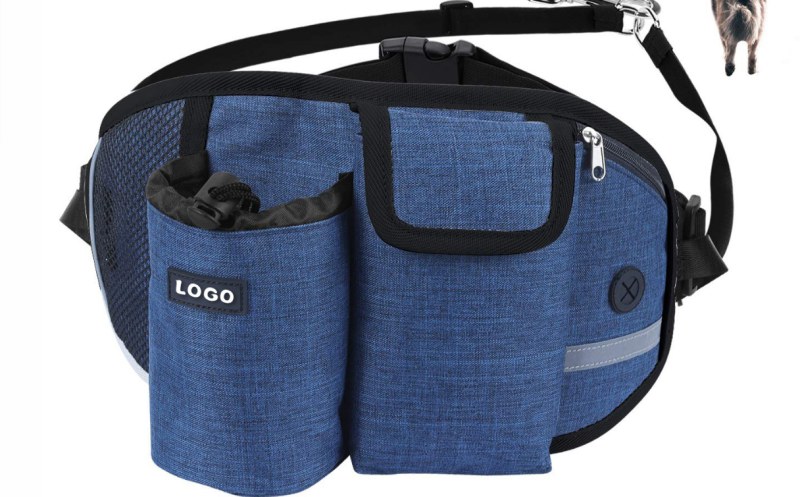 Dog Training Leash Waist Bag Hands-Free Outdoor Pet Running Walking Leash Portable Dog Food Water Cup Storage Bags thumbnail 11