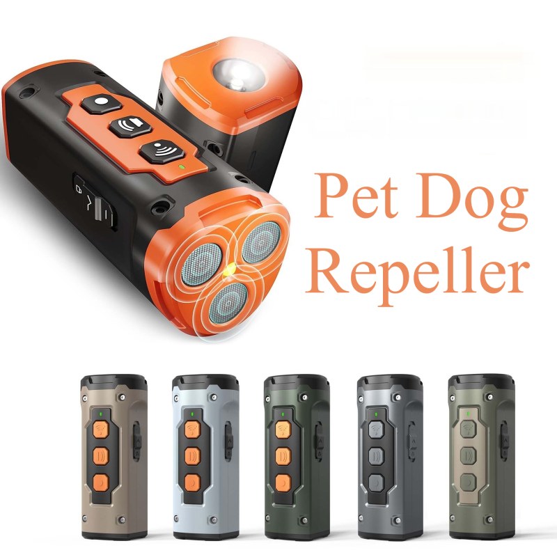 Dog Drive Ultrasonic Three-head Bark Plug Torch Dog Drive Artifact Anti Dog Bark Deterrent Device With LED Flashlight thumbnail 14