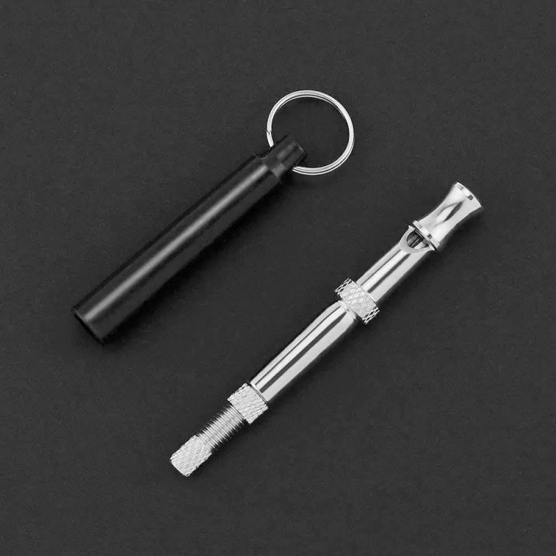 1PCS Dog Trainings Whistle Copper Ultrasonic Pet Dog Training Whistle Portable Keychain Whistle Adjustable Dog Flute Supplies thumbnail 9